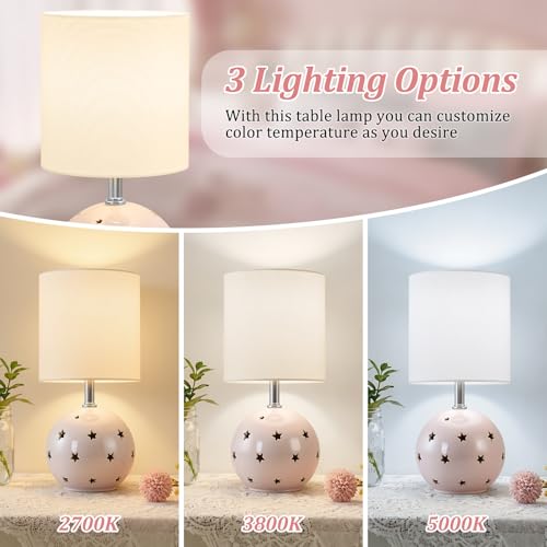 Small Table Lamp (Pink)