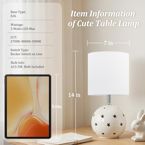 Small Table Lamp (White)