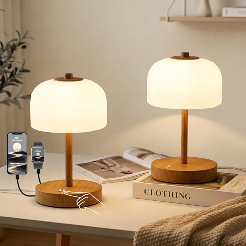 9" Corded Touch Control Table Lamp Set of 2 (2 Count)