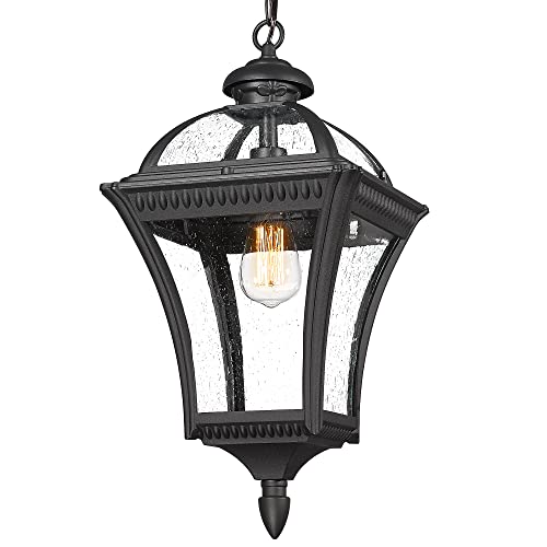 Farmhouse Outdoor Pendant Light for Porch