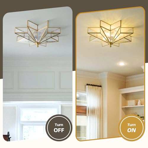 Star Brass Vintage Ceiling Light