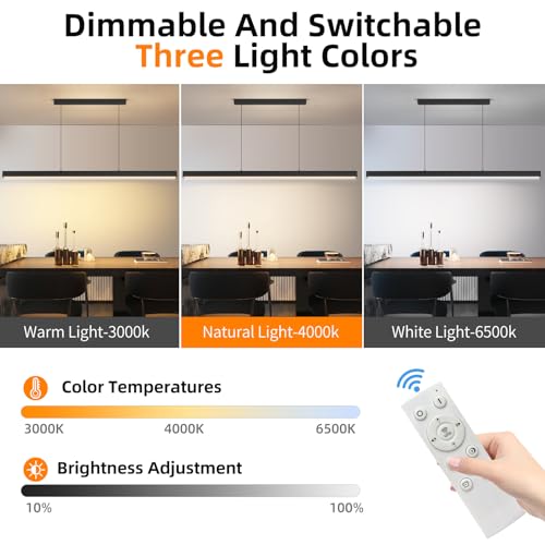 Modern LED Linear Pendant Light