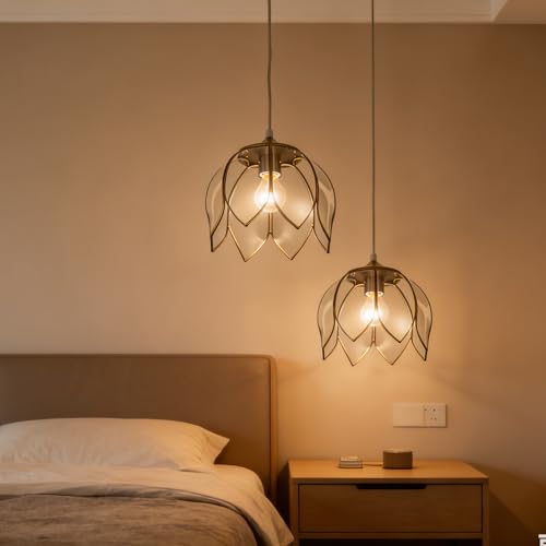 Brass Glass Ceiling Pendant Light