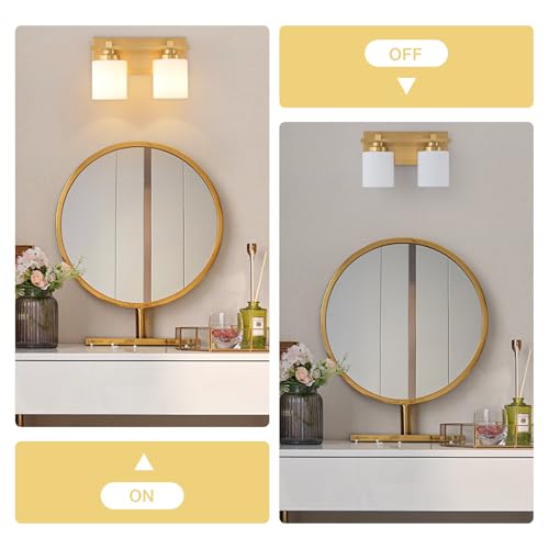 Modern Bathroom Light Fixtures Over Mirror (2 Count)