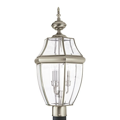 Lancaster Post Lantern in Antique Brushed Nickel