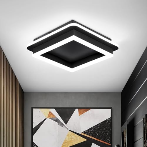 2 Packs Square Flush Mount Ceiling Light