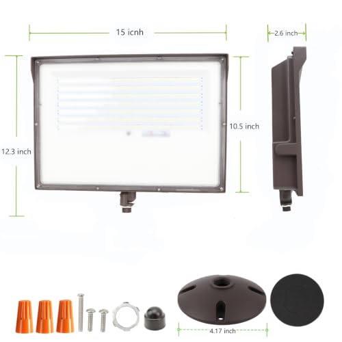 Dusk to Dawn 240W Outdoor LED Flood Light with 1 (2 Count)