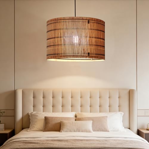 Rustic lamp shade Art decorative Colorful Minimalist Geometric 13.8x9Inch