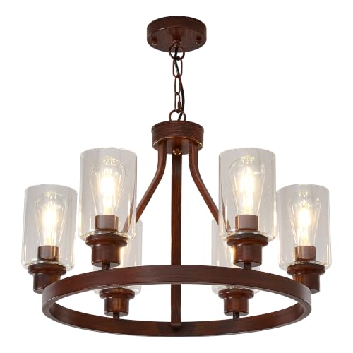 Farmhouse Wood Chandelier (72 Count)