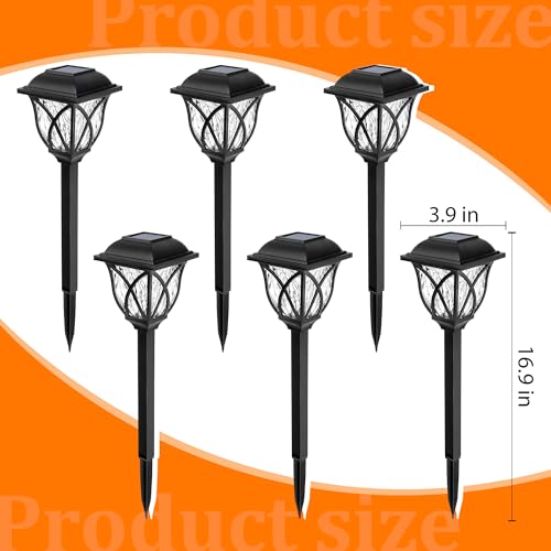 Solar Lights Outdoor Waterproof (6 Count)