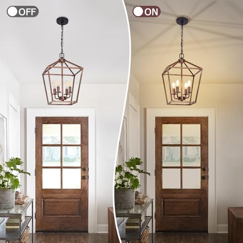 4 Light Rustic Chandelier