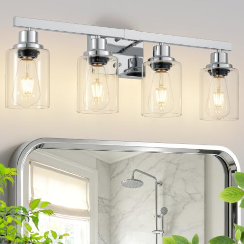 4 Light Chrome Vanity Lights