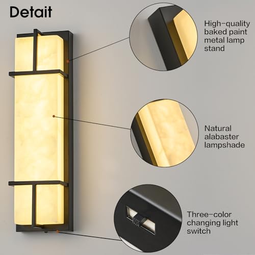 15.7inch Alabaster Wall Sconces