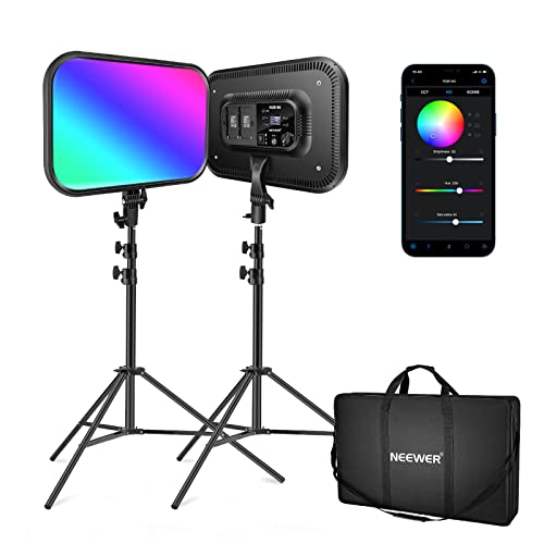 RGB168 18.3" RGB LED Video Panel Light with App Control (2 Count)