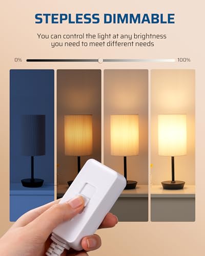 2 Pack Plug in Dimmer Switch for Lamp (2 Count)