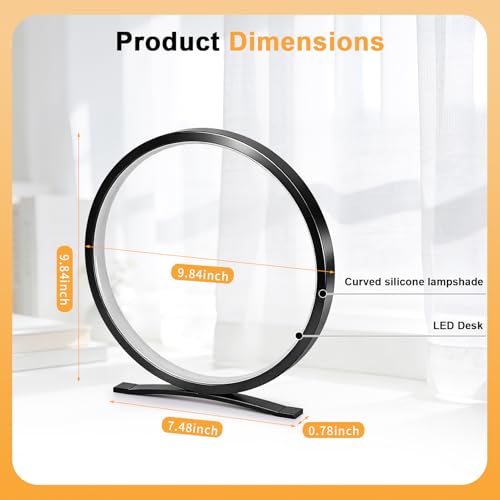 Black Circle Table Lamp