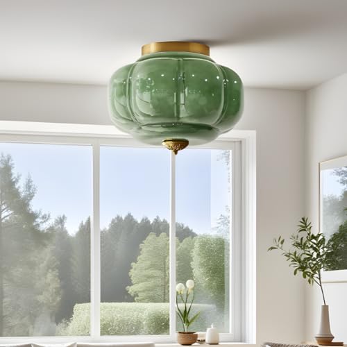 Mid Century Semi Flush Mount Ceiling Light Fixture