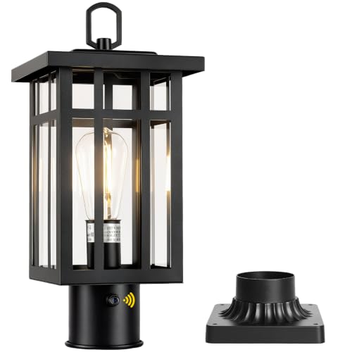 Dusk to Dawn Outdoor Post Light with Pier Mount Base