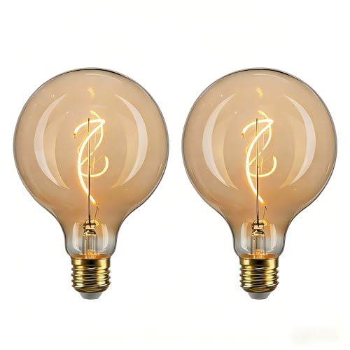 G125 G40 Oversized LED Edison Bulb (2 Count)