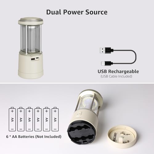2000LM LED Camping Lantern Rechargeable
