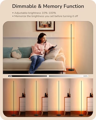 LED Corner Floor Lamp