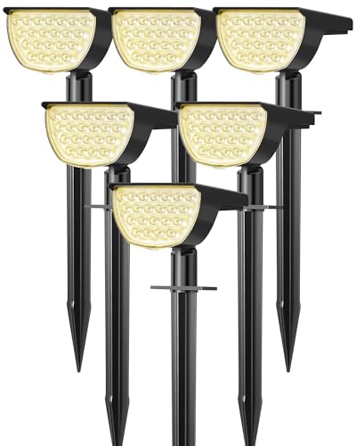 Solar Lights Outdoor Waterproof IP65 (6 Count)
