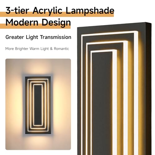 Outdoor Wall Lights 3 (2 Count)