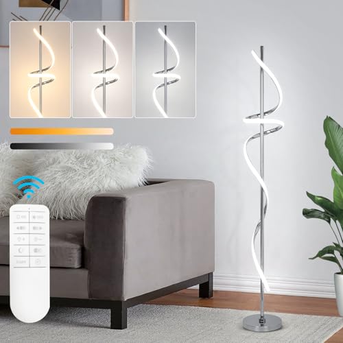 Modern Floor Lamp with Remote Control