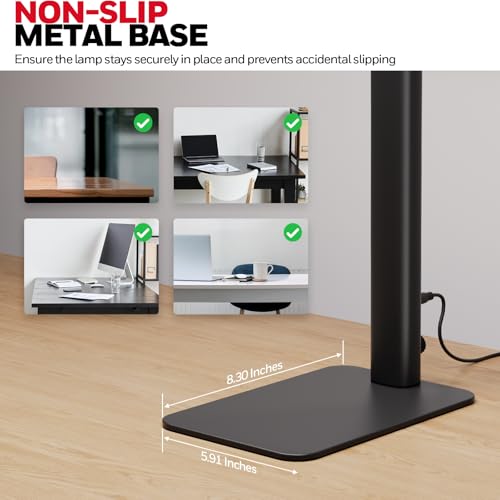 HJ1BK Eye Caring 1200LM LED Architect Desk Lamp for Home Office