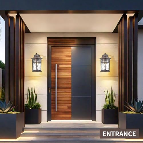 Outdoor Wall Light Fixture (2 Count)
