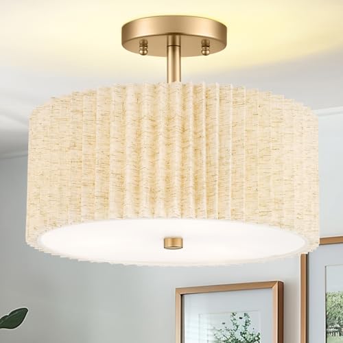 Gold Semi Flush Mount Ceiling Lights