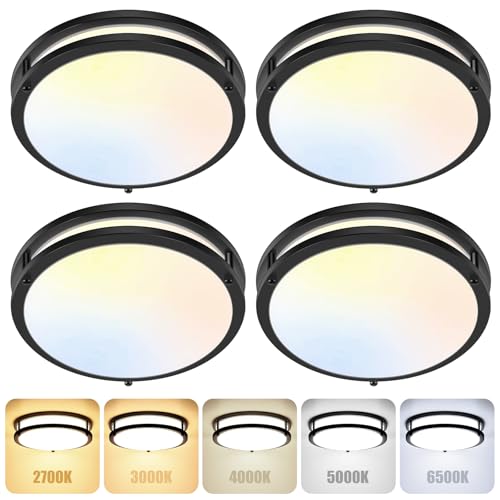 4 Pack 36W LED Flush Mount Lights (4 Count)