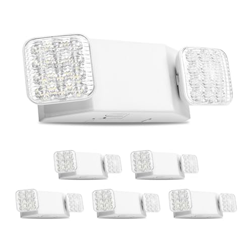 6 Pack Emergency Lights for Business