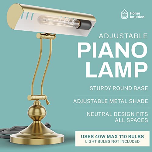 Classic Antique Retro Adjustable Leaning Piano Lamp Banker Desk Light