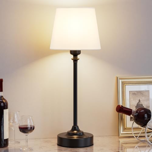 Cordless Table Lamp Rechargeable Black