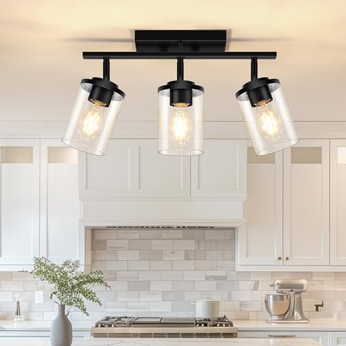 3 Lights Semi Flush Mount Ceiling Light