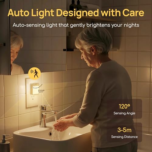 Plug in Night Light with Motion Sensor (2 Count)