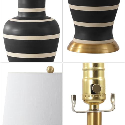 Julian Classic Ceramic Urn Metal LED Table Lamp 29"
