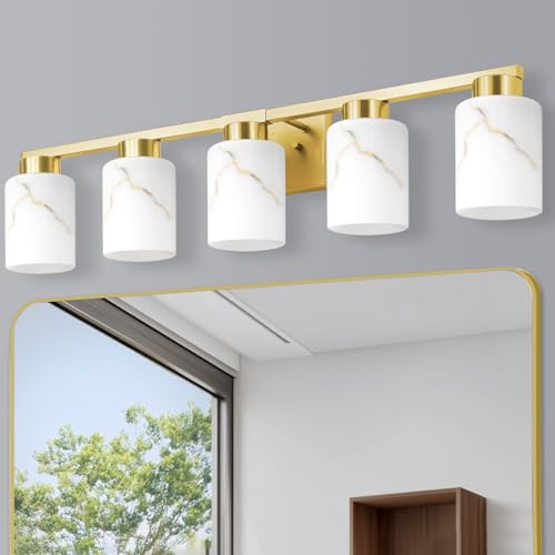 5 Light Bathroom Light Fixtures (5 Count)