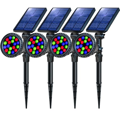 Solar Spot Lights Outdoor (4 Count)