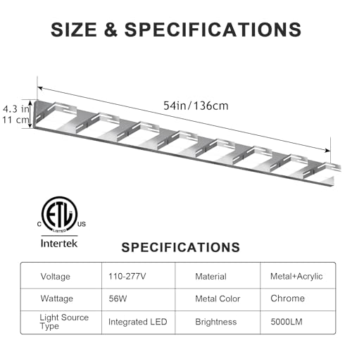 LED Modern Bathroom Vanity Light Fixtures