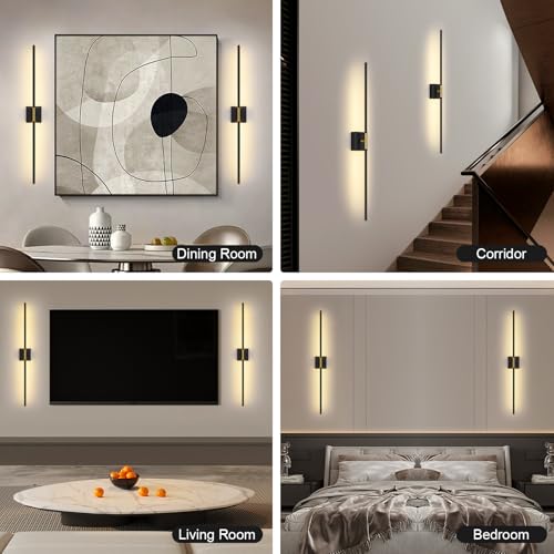 Battery Operated Wall Sconce Set of Two with Remote Control (2 Count)