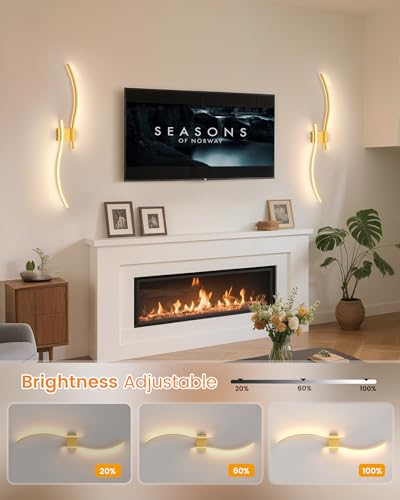 Battery Operated Wall Sconces Set of Two (2 Count)