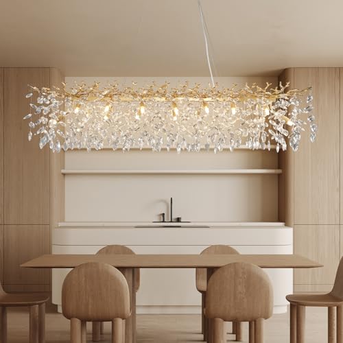 60" Modern Crystal Chandelier