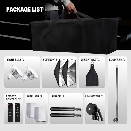 85W Photography Lighting (2 Count)