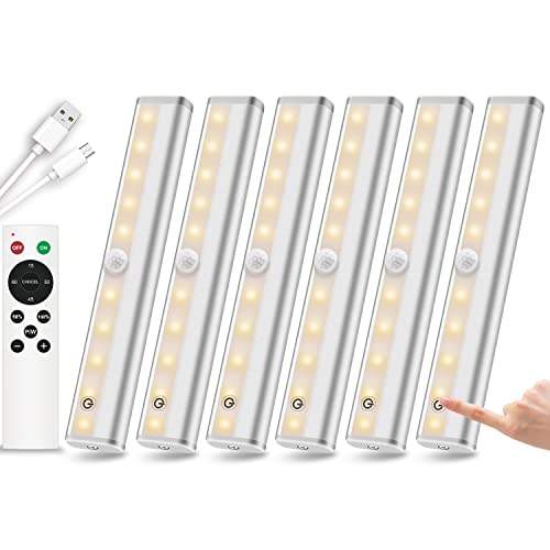 Remote Control Under Cabinet Lighting Wireless 6 Pack (6 Count)