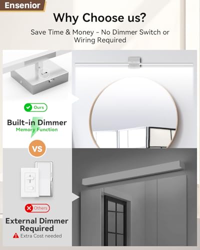 48" Matte Grey Modern Bathroom Vanity Lights