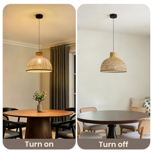 Natural Bamboo Pendant Light
