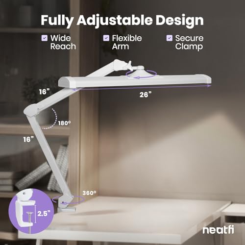 Ultra 3 500 Lumens LED Desk Lamp with Clamp