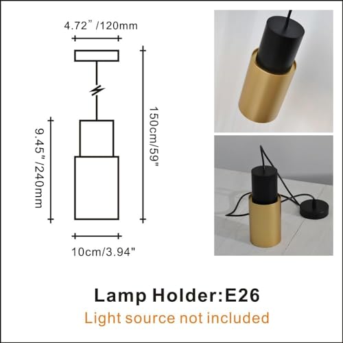 Gold Pendant Light